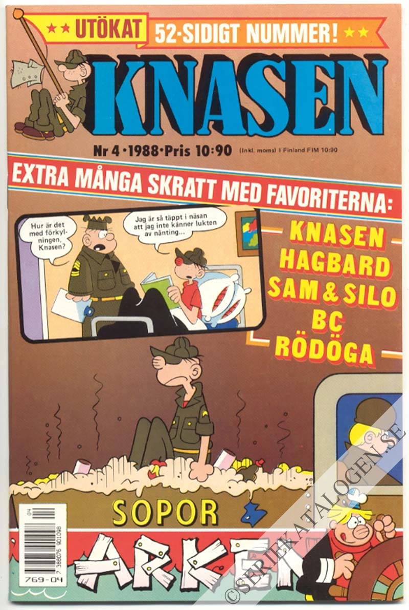 Framsida på Knasen #4 (1988)
