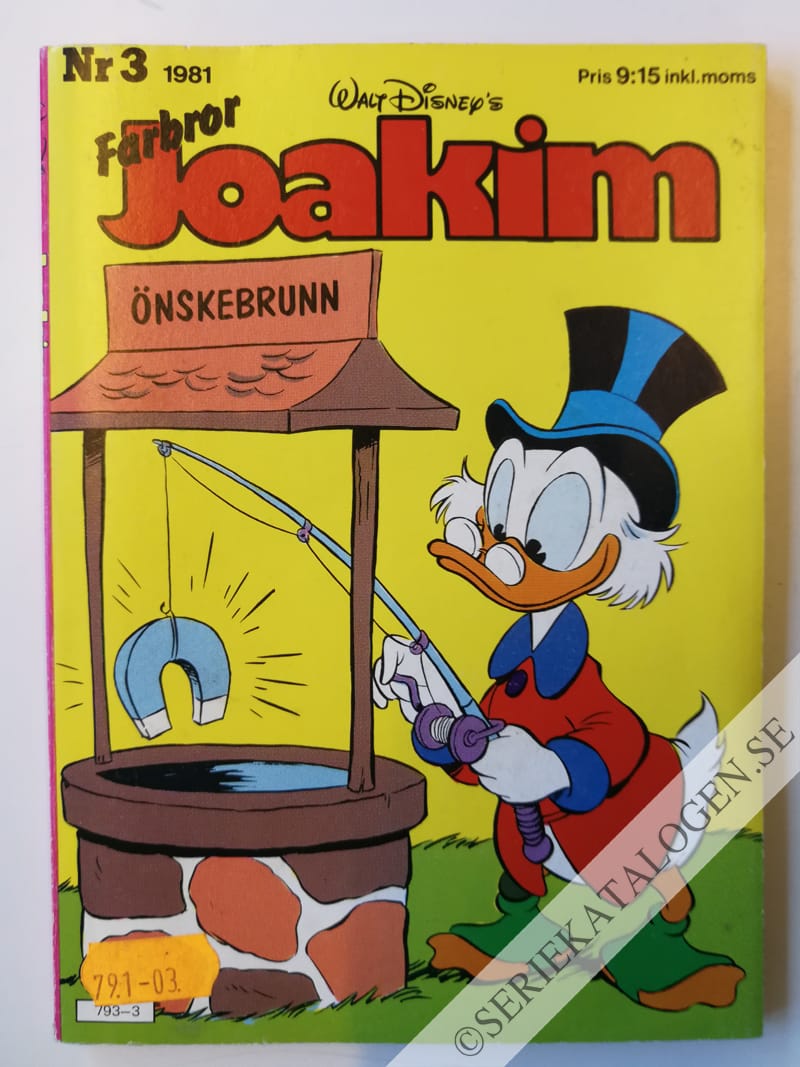 Framsida på Joakim #3 (1981)