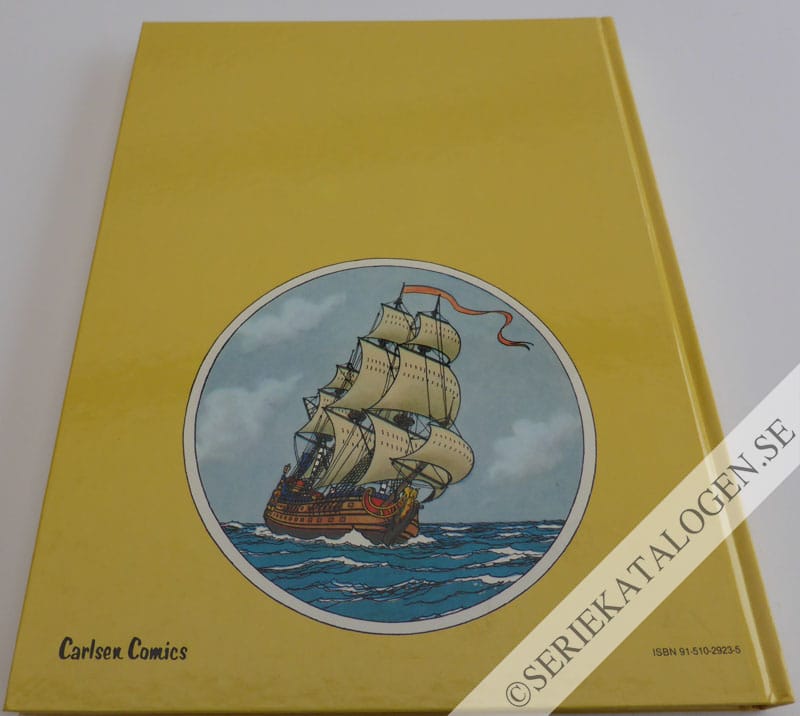 Baksida på Enhörningens hemlighet/Rackham den Rödes skatt (1982)