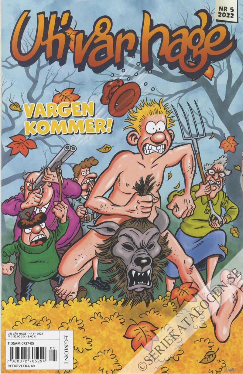 Framsida på Uti vår hage #5 - Vargen kommer! (2022)