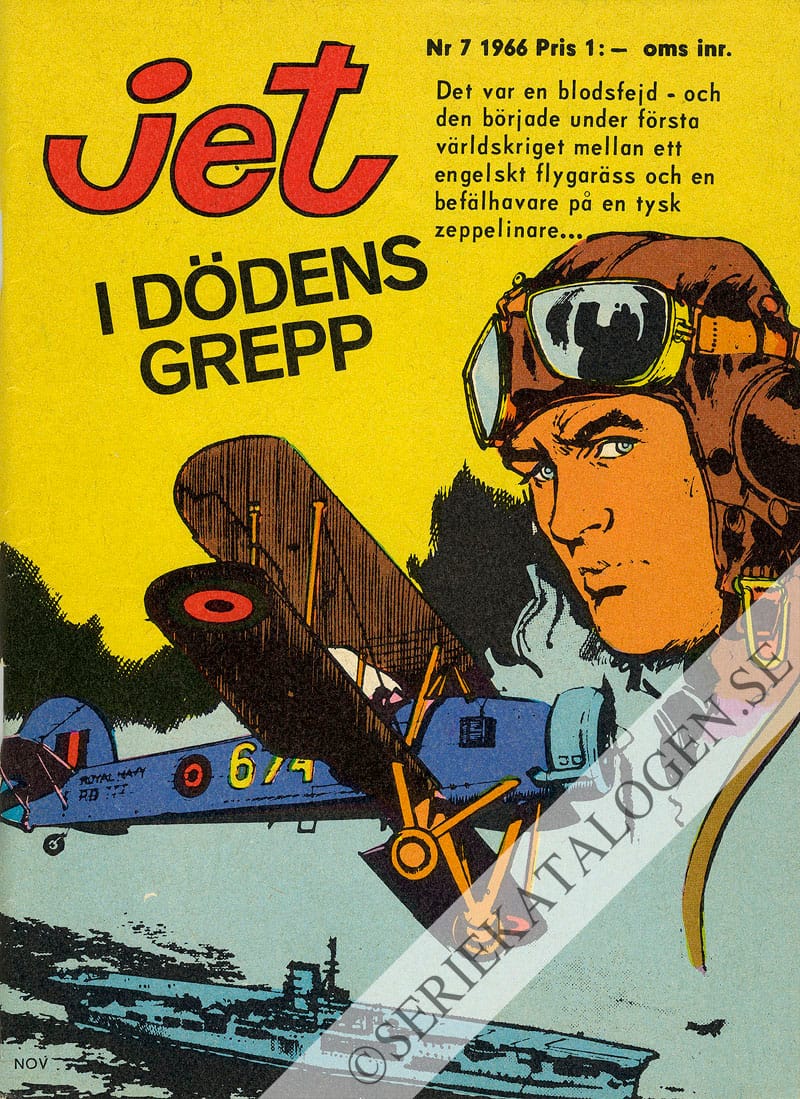 Framsida på Jet I dödens grepp (1966)