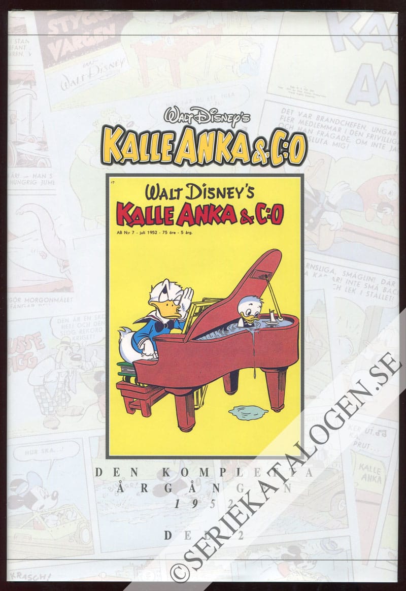 Framsida på Kalle Anka & C:o - den kompletta årgången 1952 del 2 (2001) (variant)