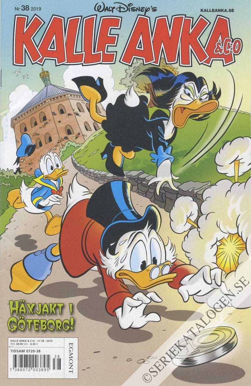 Framsida på Kalle Anka & C:o #38 (2019)