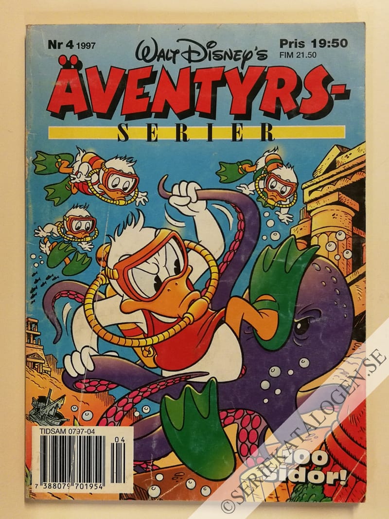 Framsida på Walt Disney's äventyrsserier #4 (1997)