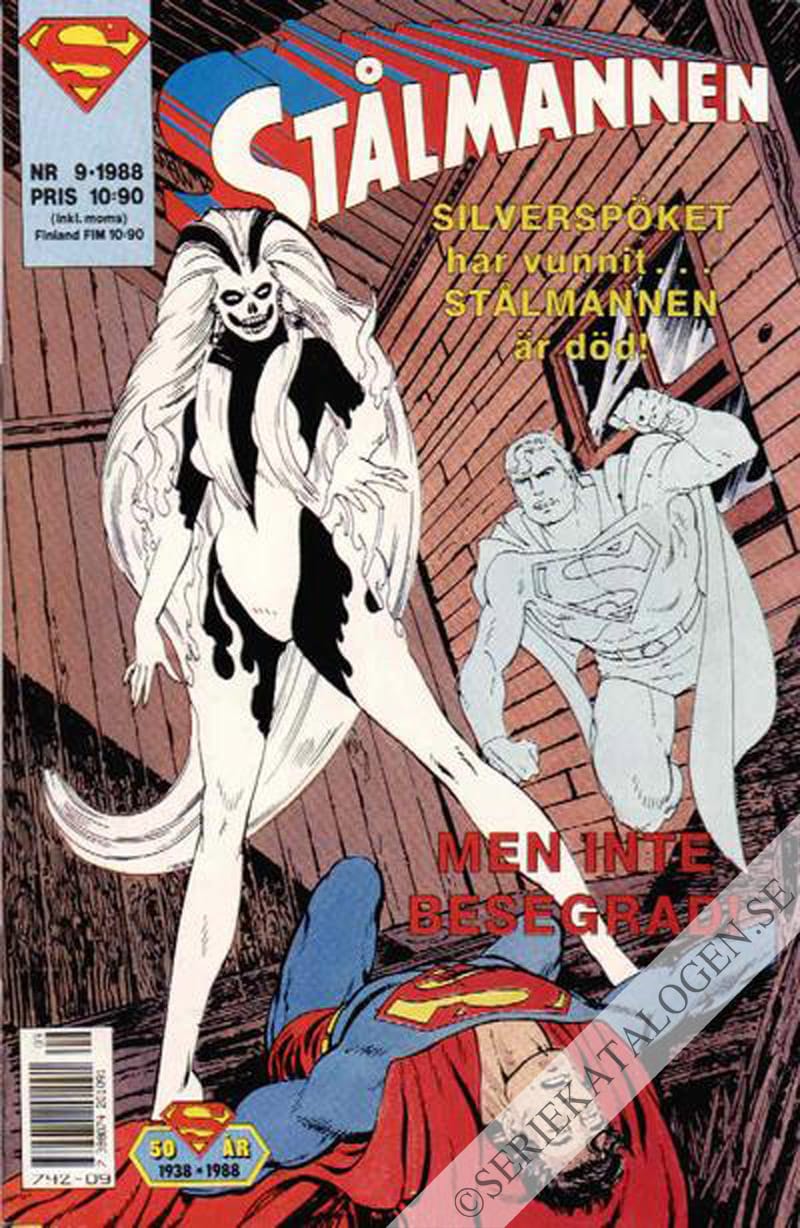 Framsida på Stålmannen #9 (1988)