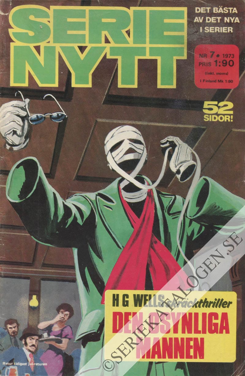 Framsida på Serie-Nytt #7 (1973)