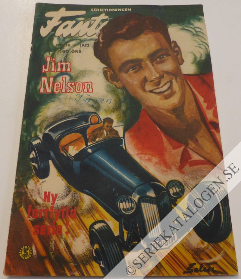 Framsida på Fantomen #18 (1952)