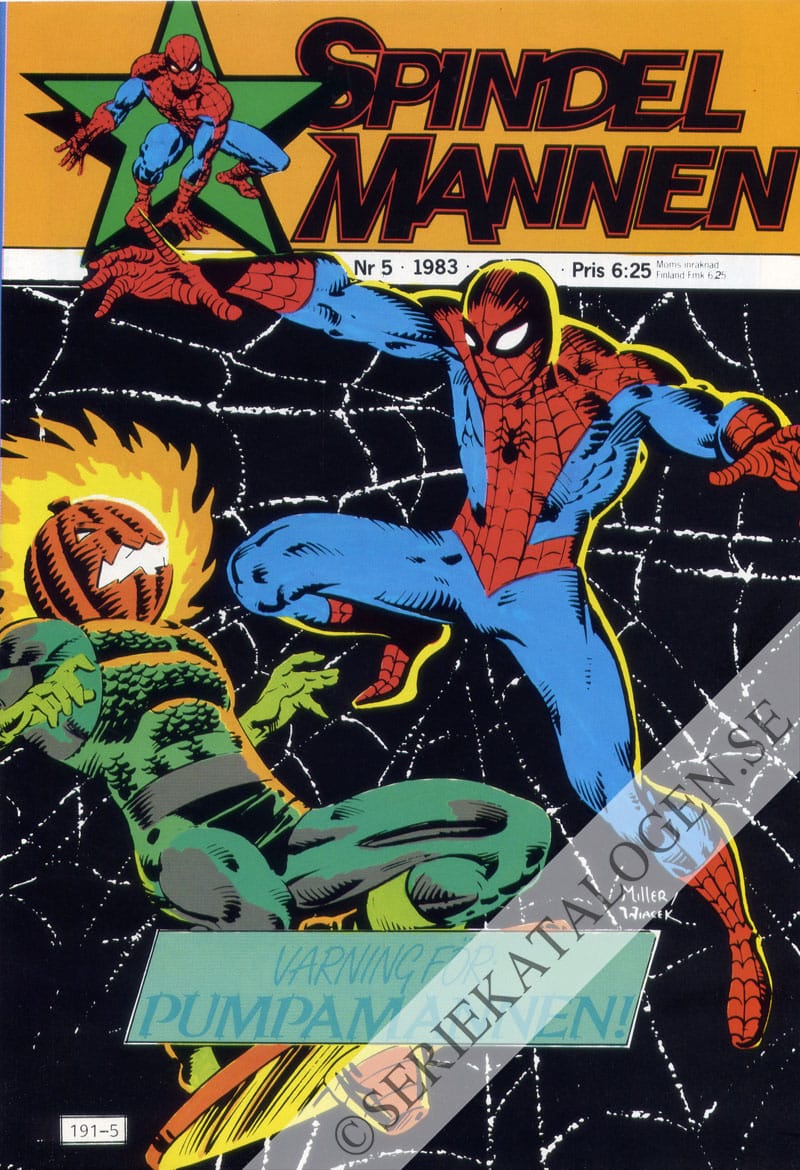 Framsida på Spindelmannen #5 (1983)