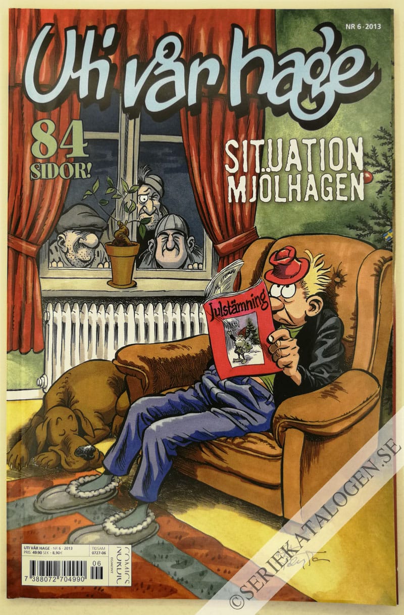 Framsida på Uti vår hage #6 - Situation Mjölhagen (2013)