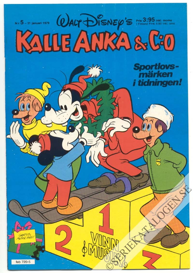 Framsida på Kalle Anka & C:o #5 (1979)