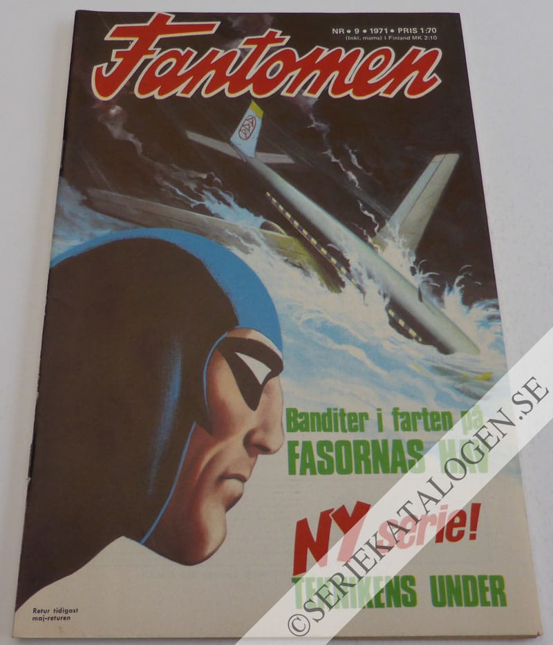 Framsida på Fantomen #9 (1971)