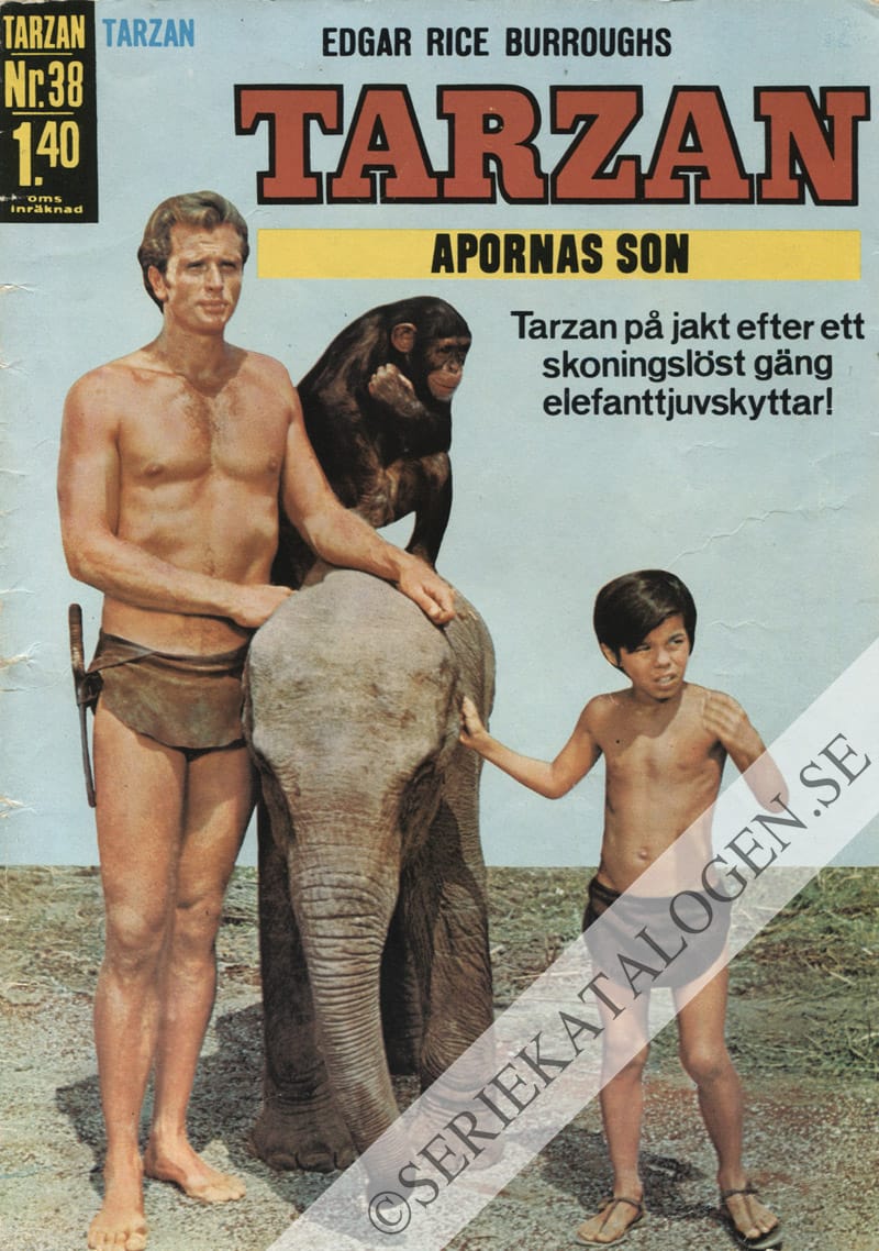 Framsida på Tarzan #38 (1969)