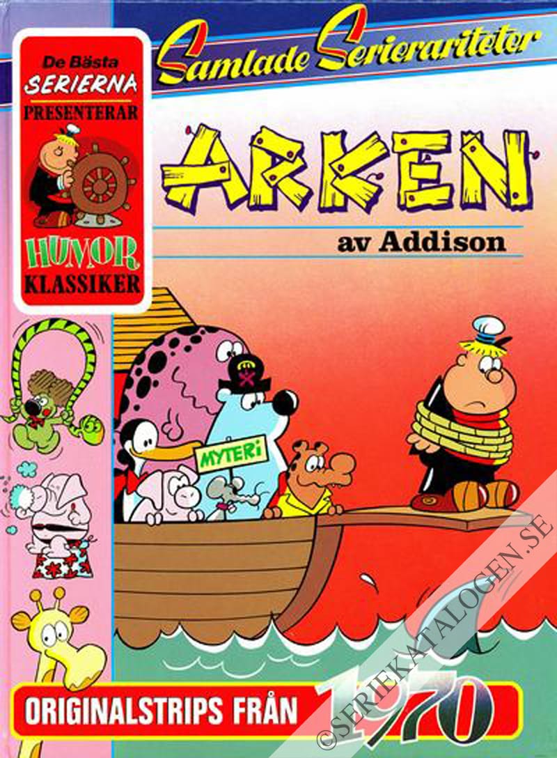 Framsida på Samlade Serierariteter Arken - originalstrips från 1970 (1986)