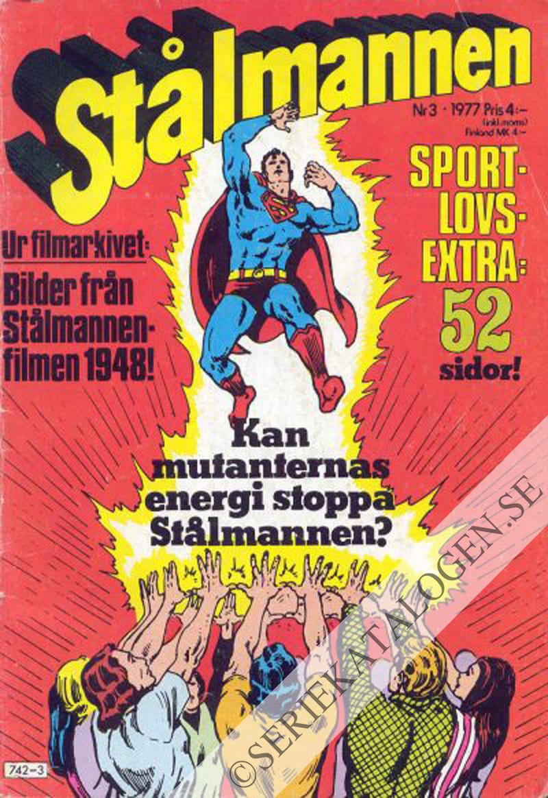Framsida på Stålmannen #3 (1977)