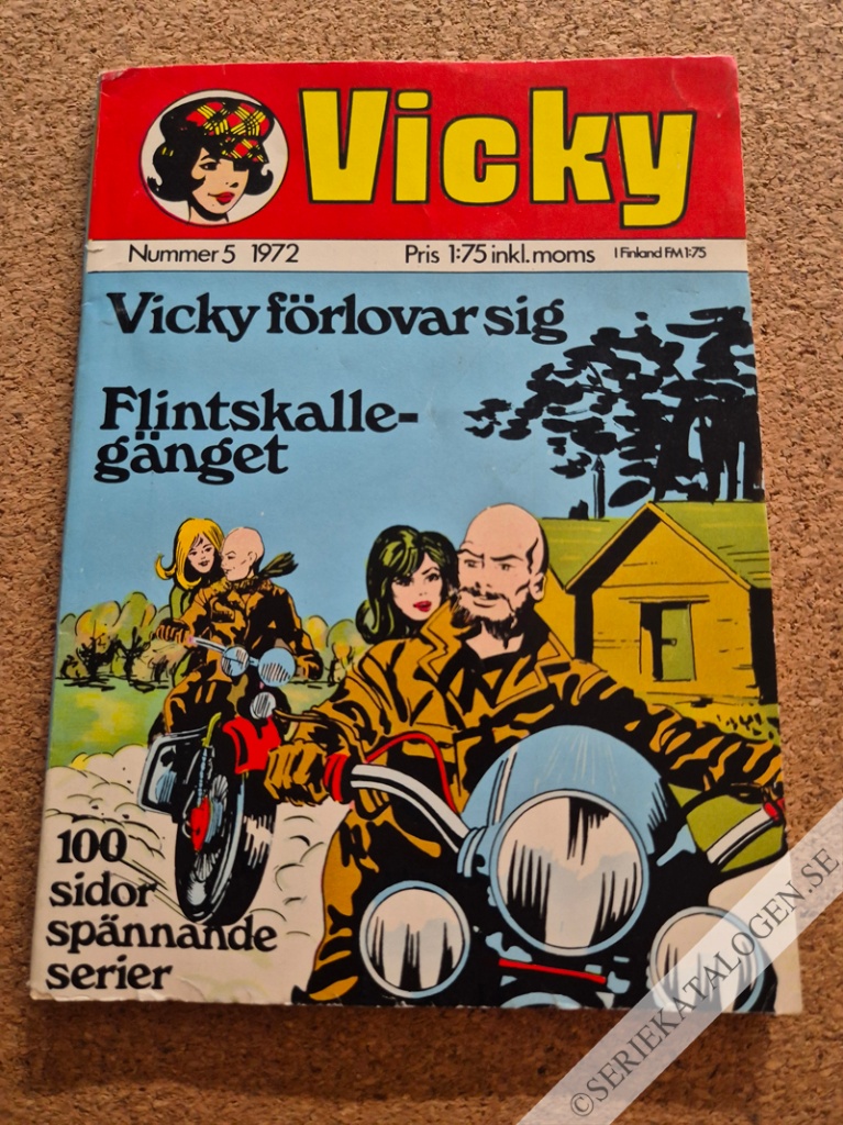 Framsida på Vicky #5 (1972)