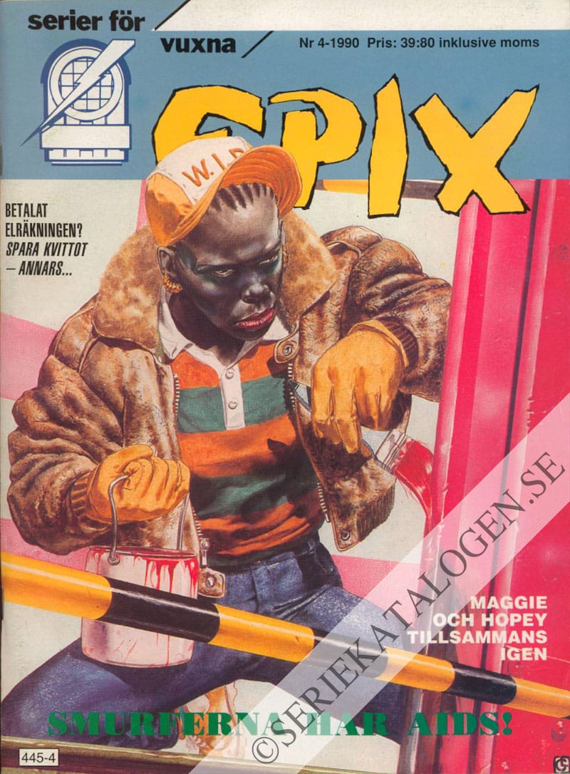 Framsida på Epix #4 (1990)
