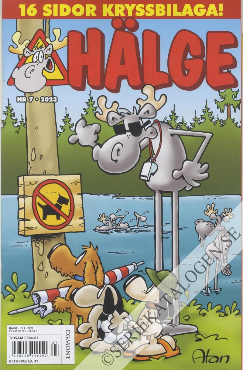 Framsida på Hälge #7 (2023)