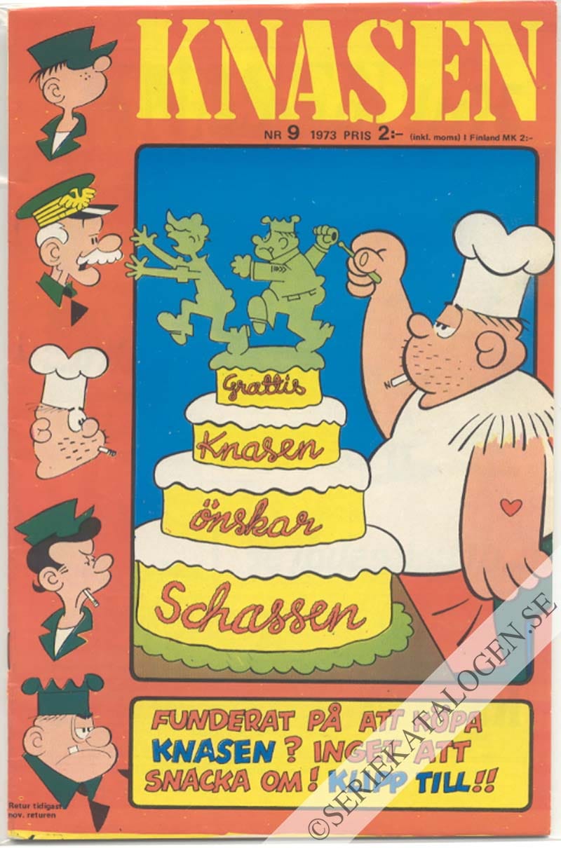 Framsida på Knasen #9 (1973)
