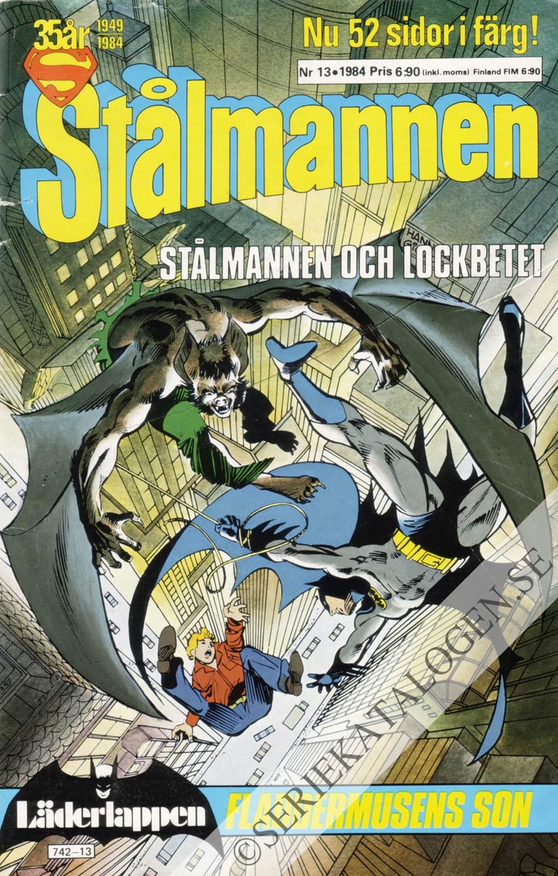 Framsida på Stålmannen #13 (1984)