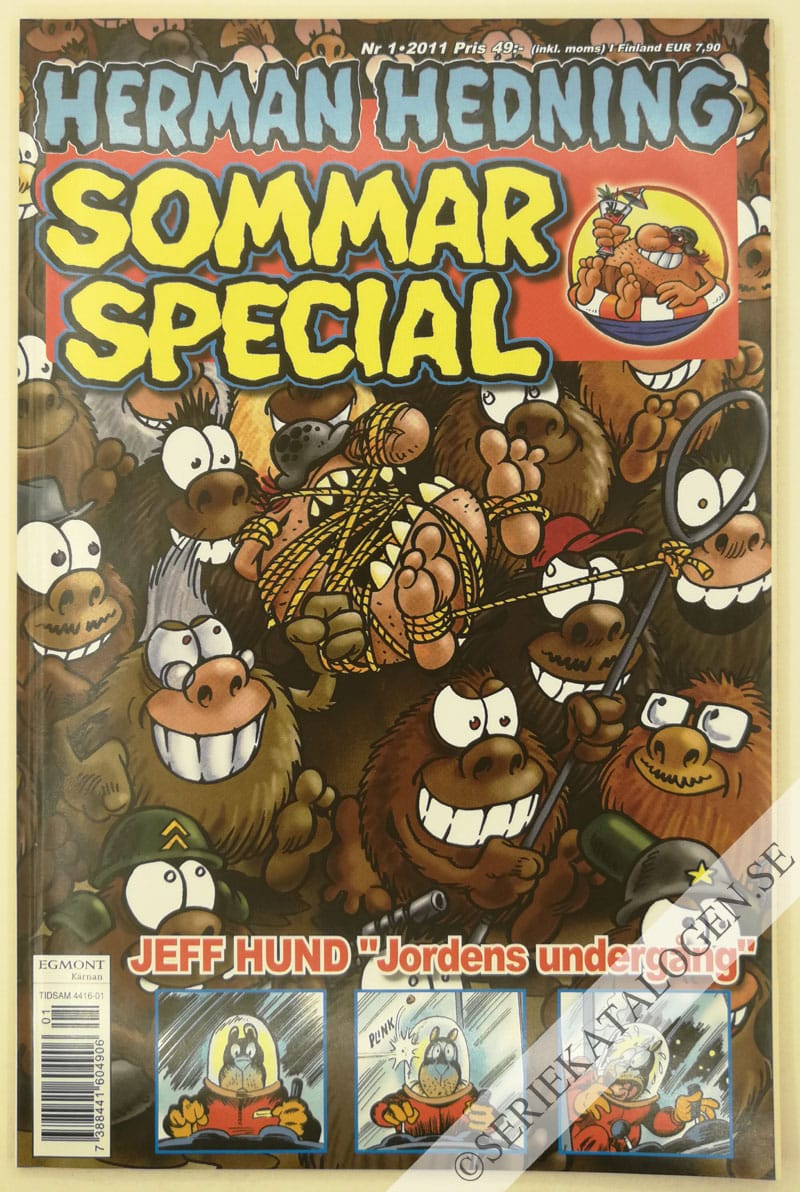 Framsida på Herman Hedning sommarspecial #1 (2011)