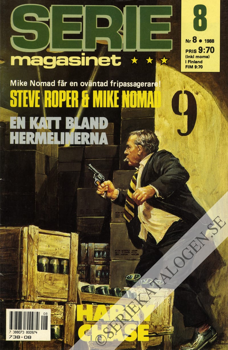 Framsida på Seriemagasinet #8 (1988)