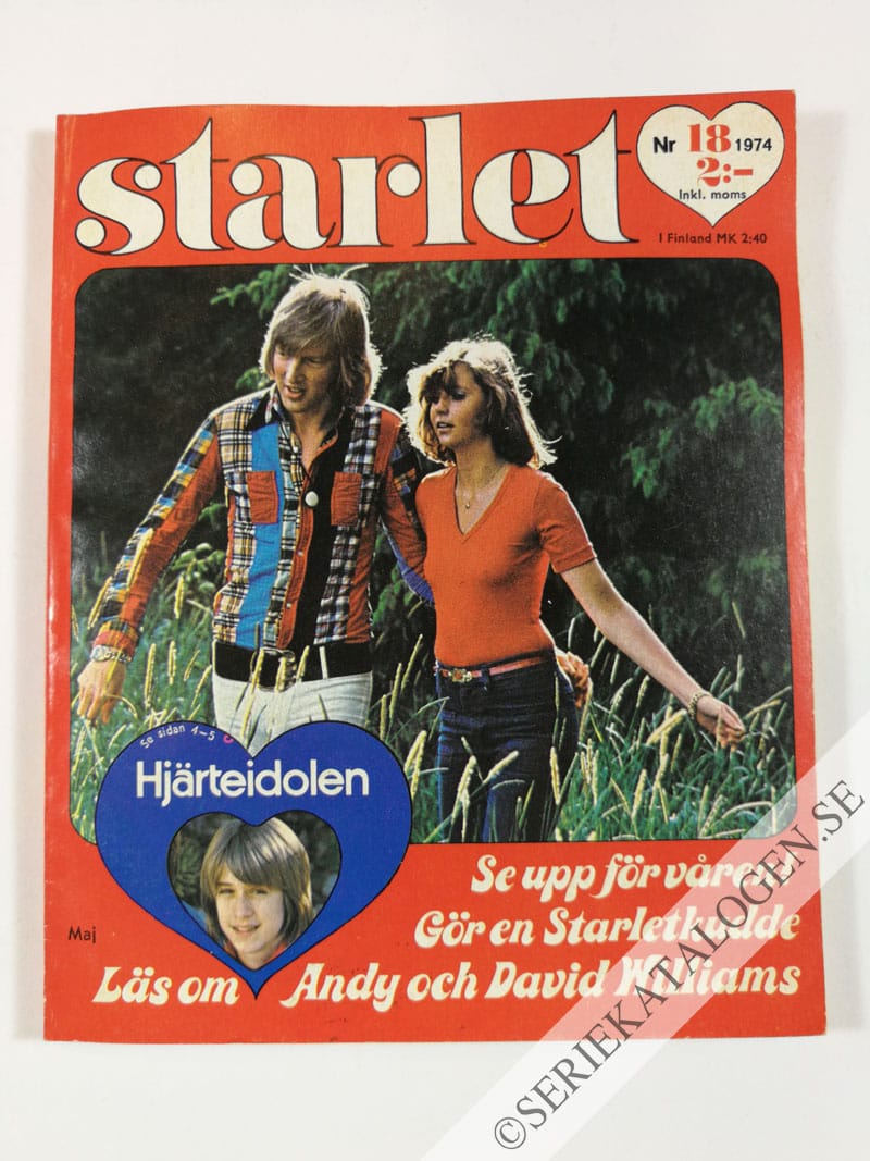 Framsida på Starlet #18 (1974)