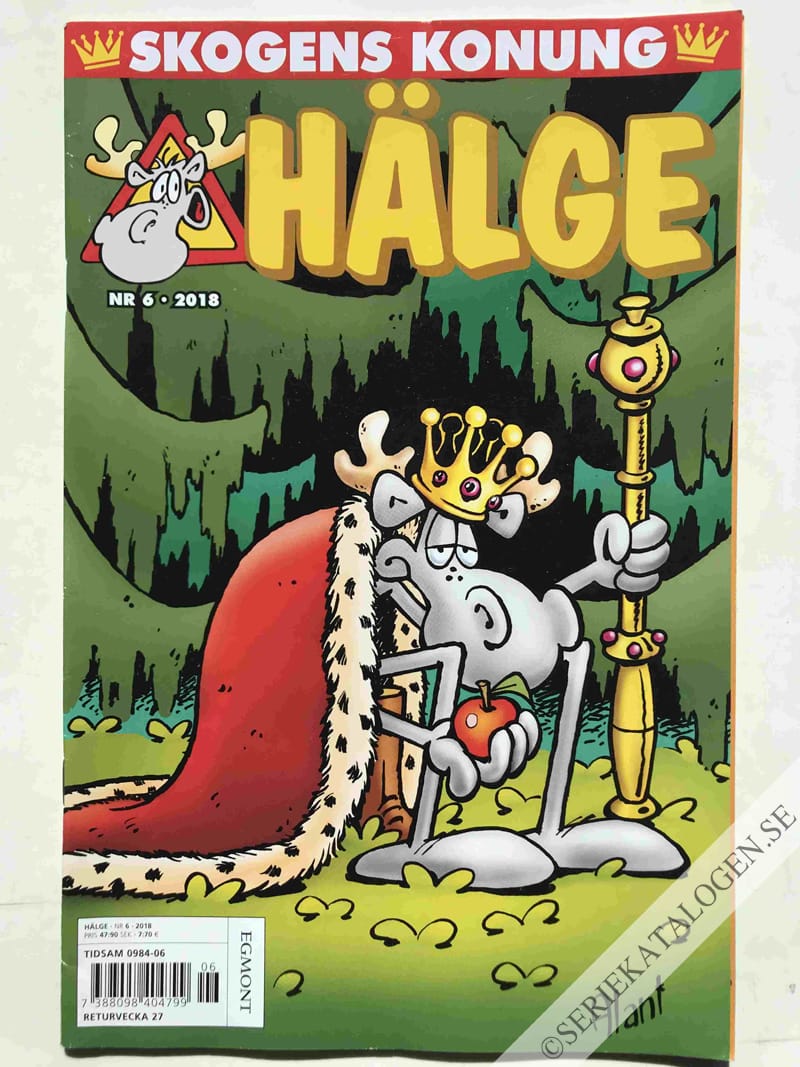 Framsida på Hälge #6 (2018)