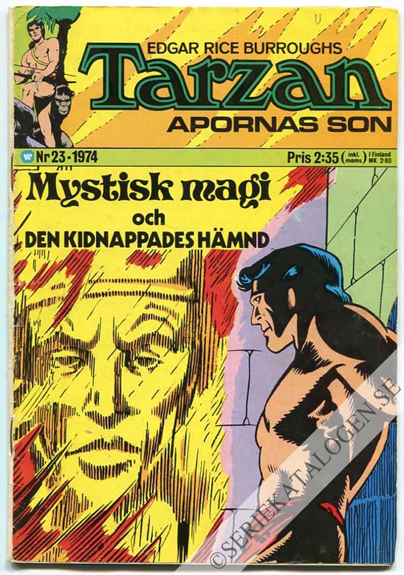 Framsida på Tarzan #23 (1974)