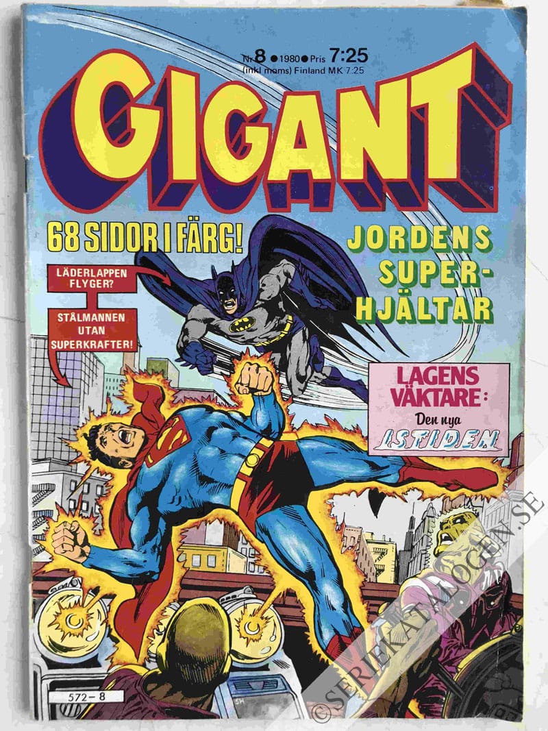 Framsida på Gigant #8 (1980)