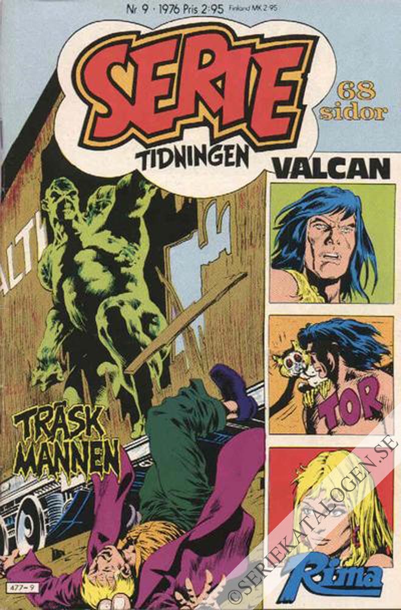 Framsida på Serietidningen #9 (1976)