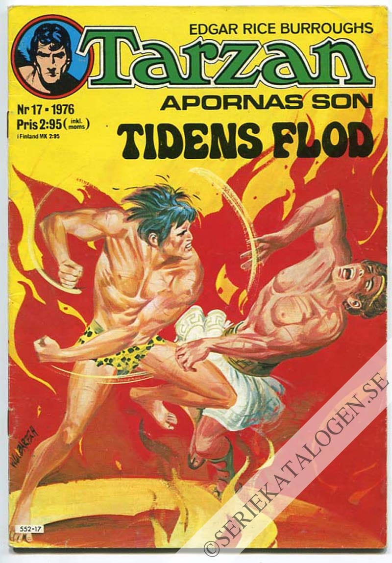 Framsida på Tarzan #17 (1976)