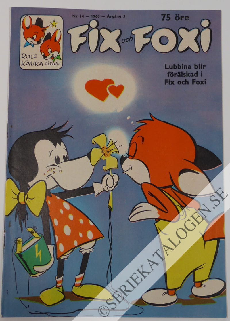 Framsida på Fix och Foxi #14 (1960)