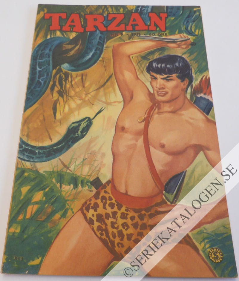 Framsida på Tarzan #9 (1953)