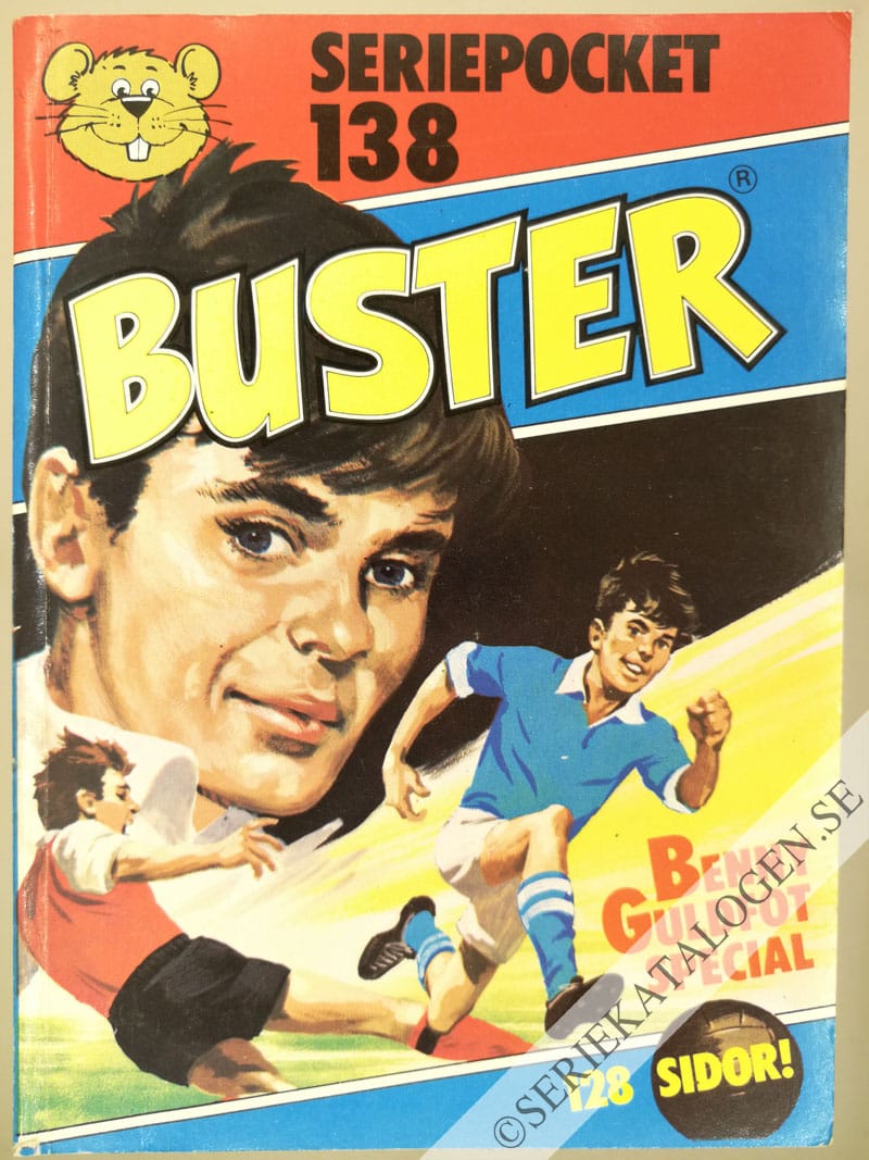 Framsida på Seriepocket #138 - Buster (1984)