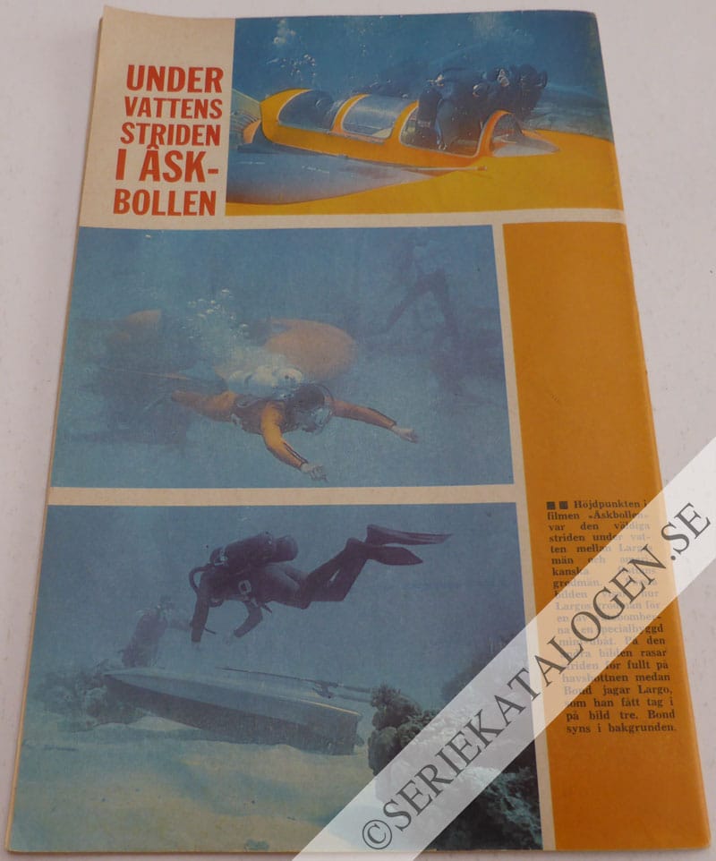 Baksida på Moonraket - den dödsbringande raketen (1966)