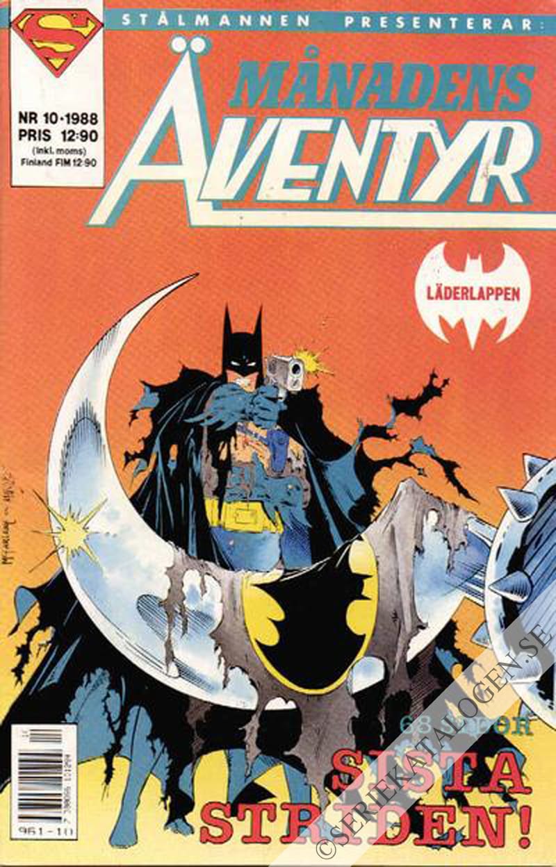 Framsida på Månadens äventyr #10 (1988)