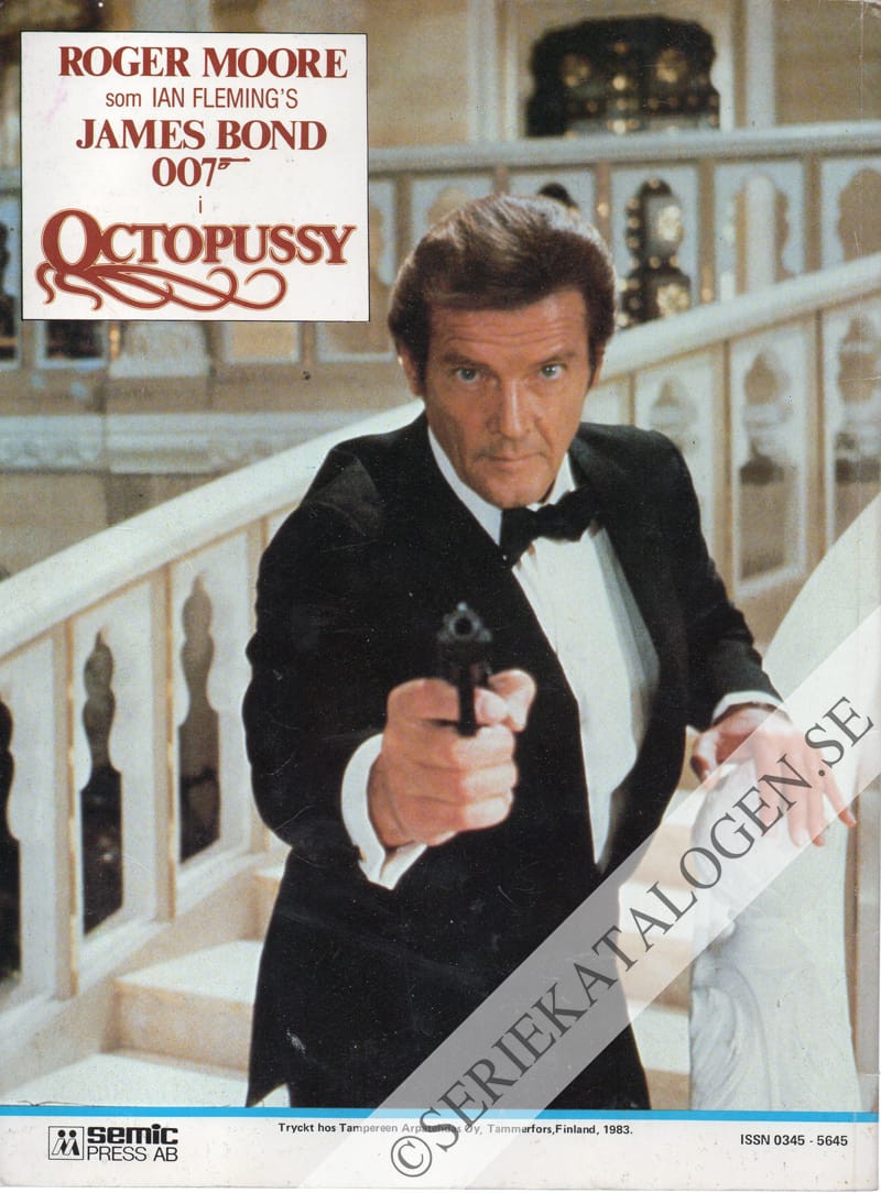 Baksida på Octopussy (1983)