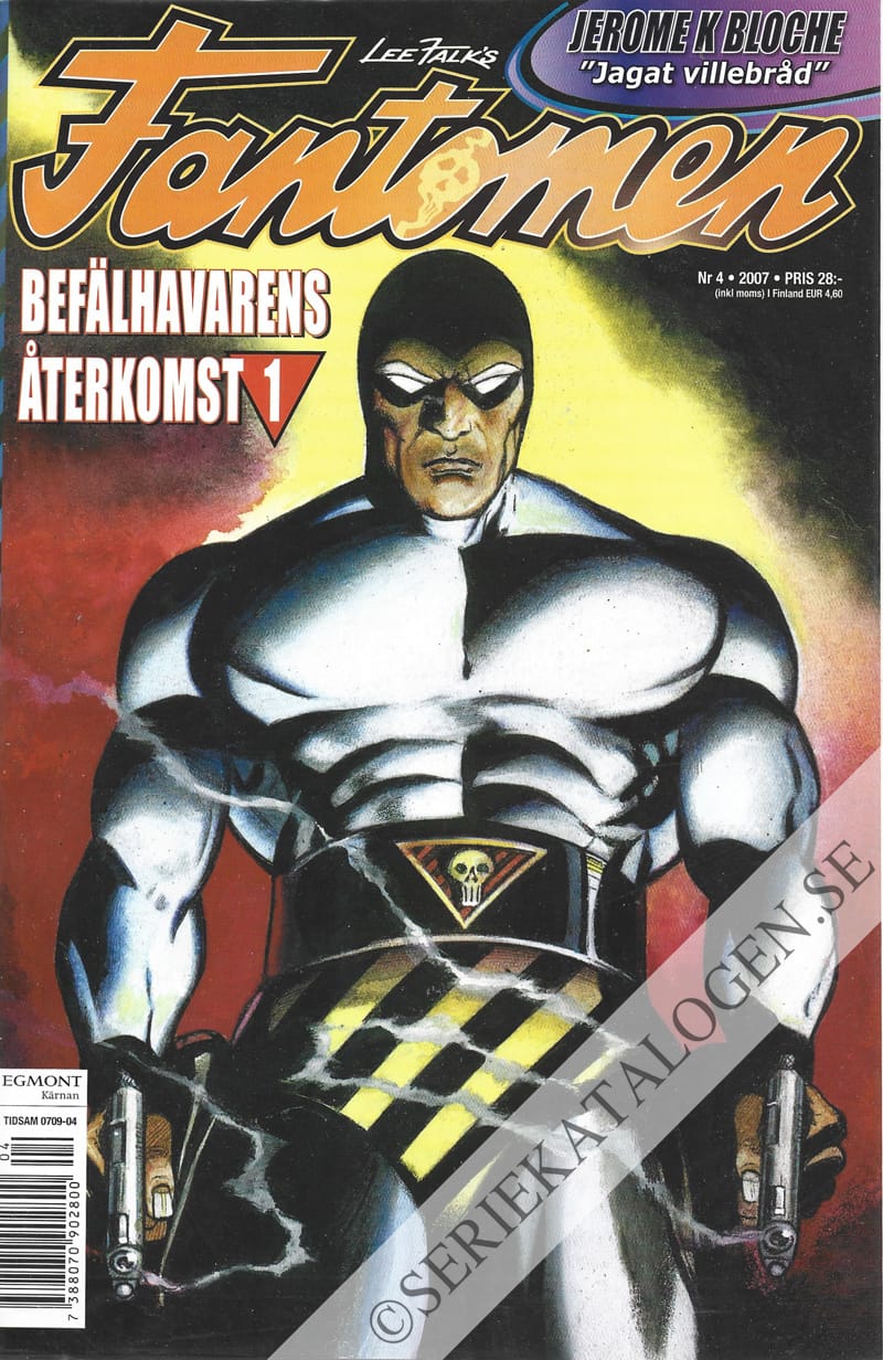 Framsida på Fantomen #4 (2007)