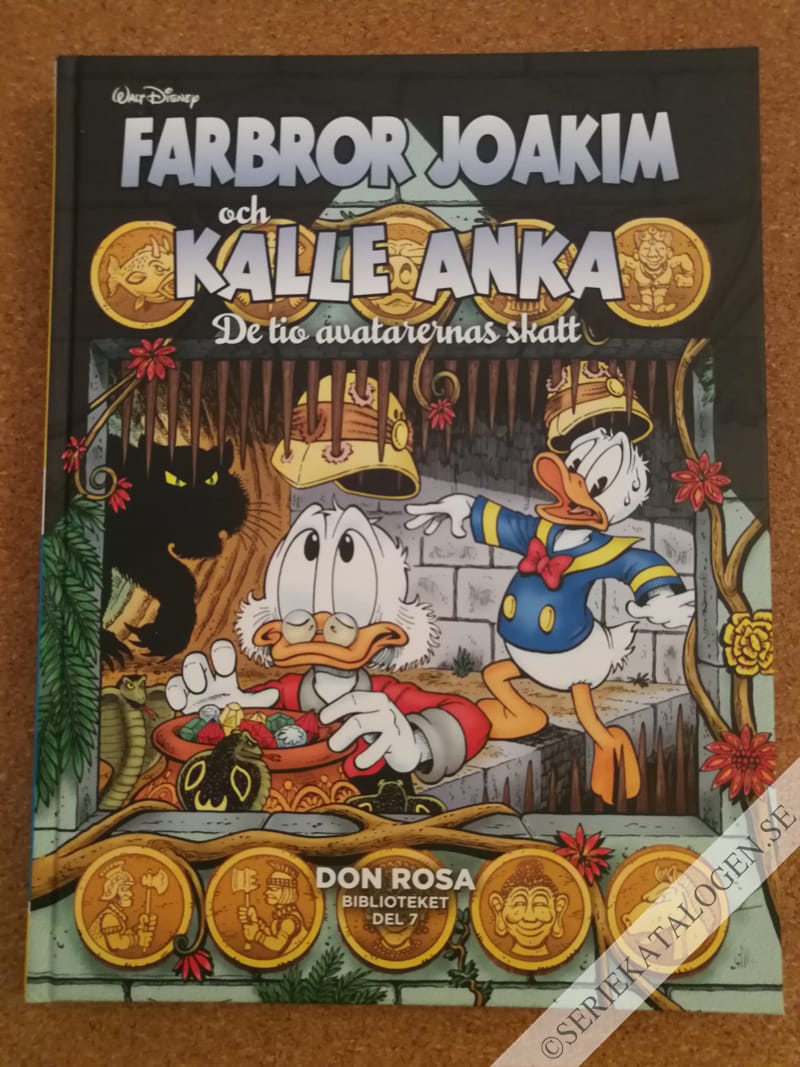 Framsida på Don Rosa-biblioteket Farbror Joakim och Kalle Anka: De tio avatarernas skatt (2022)