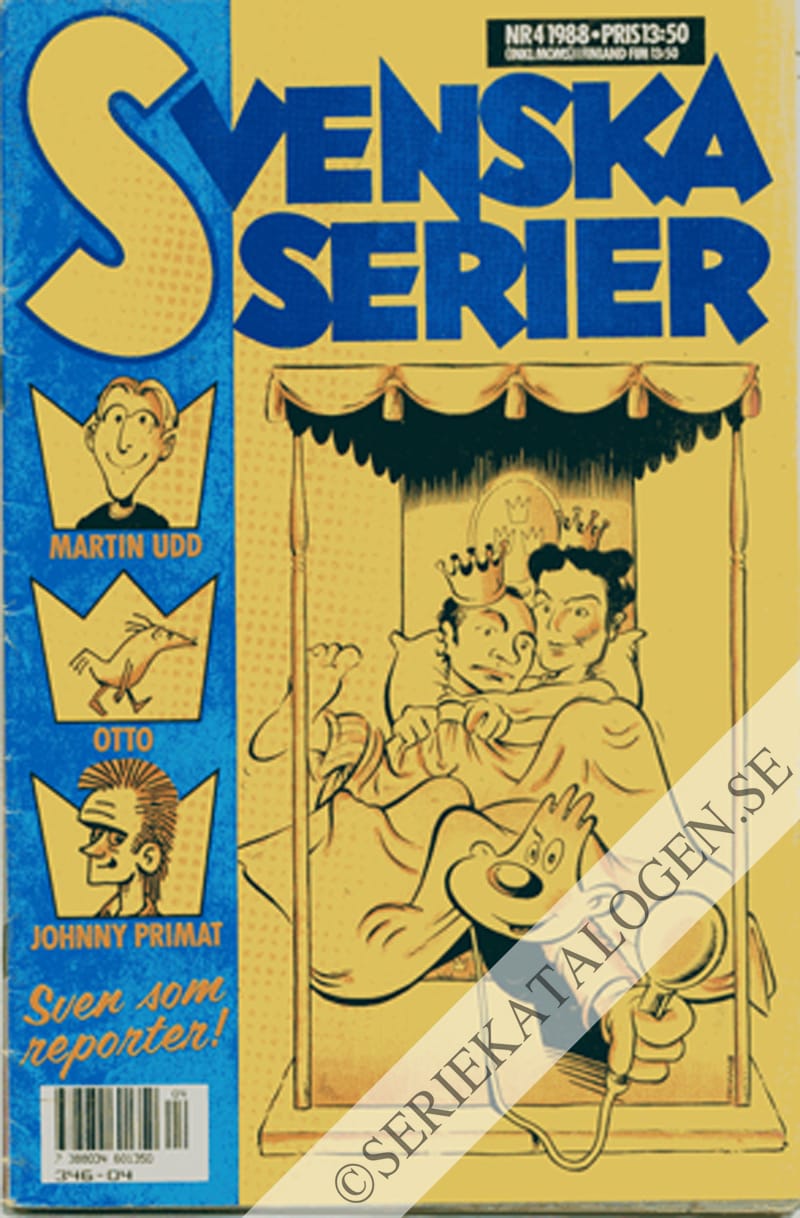 Framsida på Svenska serier #4 (1988)