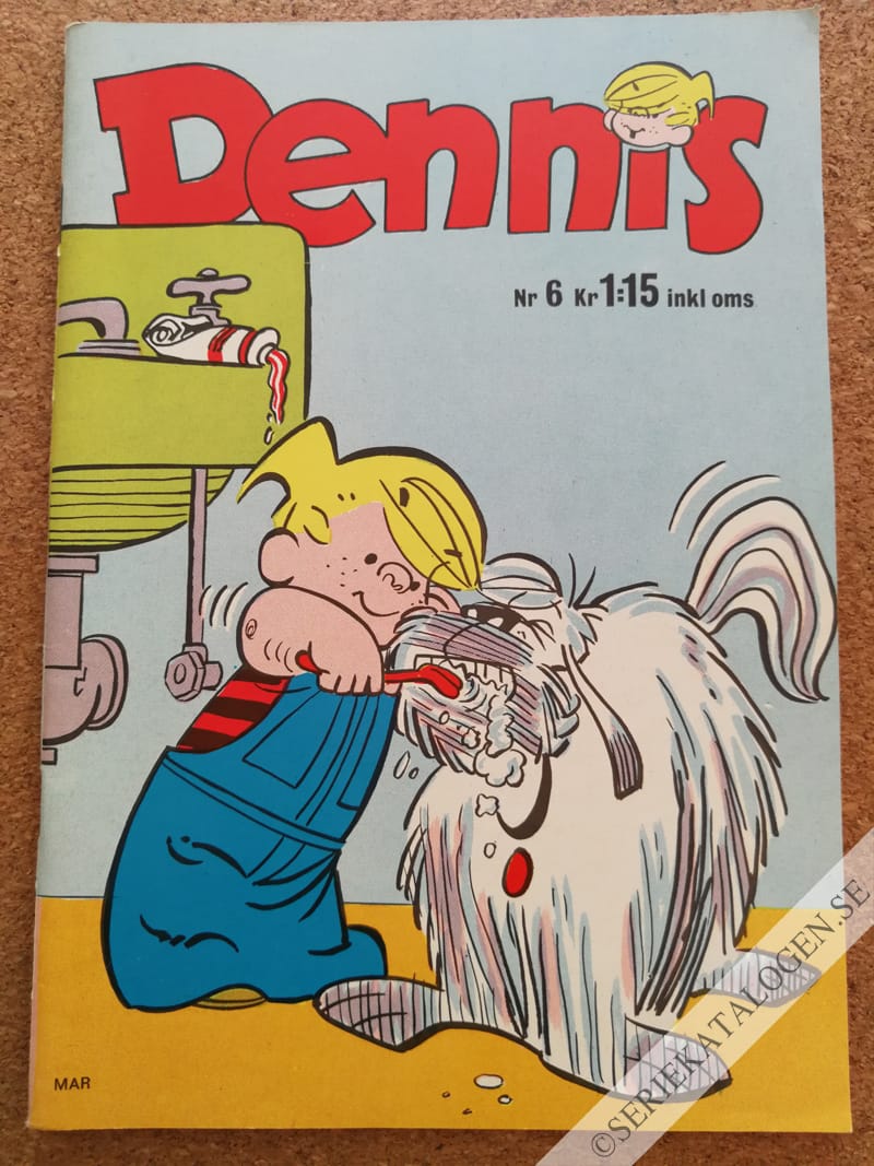Framsida på Dennis #6 (1968)