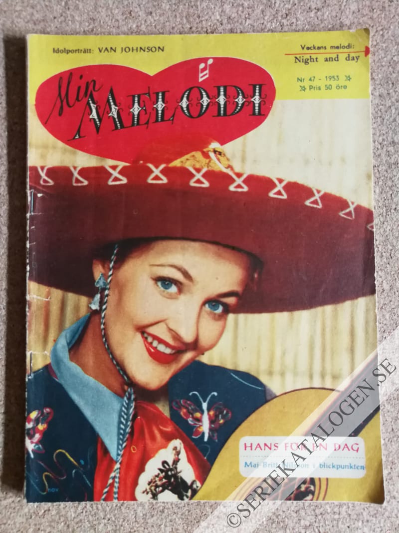 Framsida på Min melodi #47 (1953)