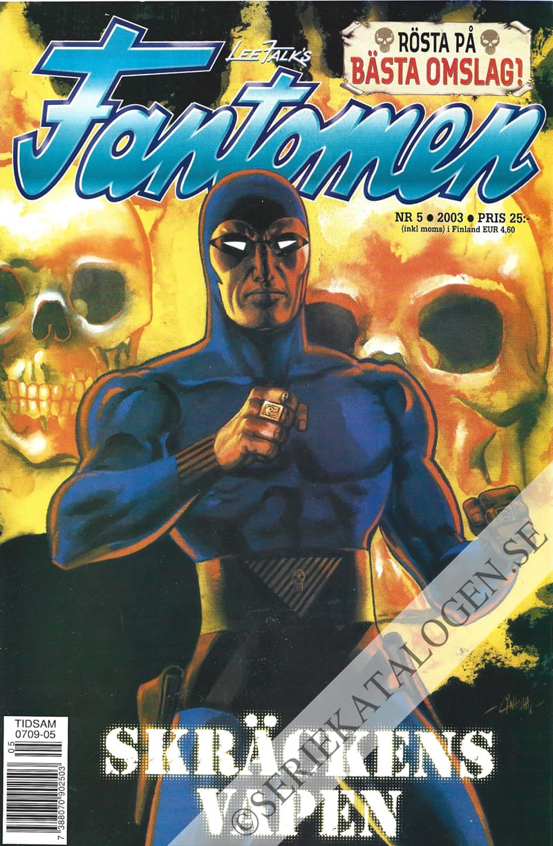 Framsida på Fantomen #5 (2003)