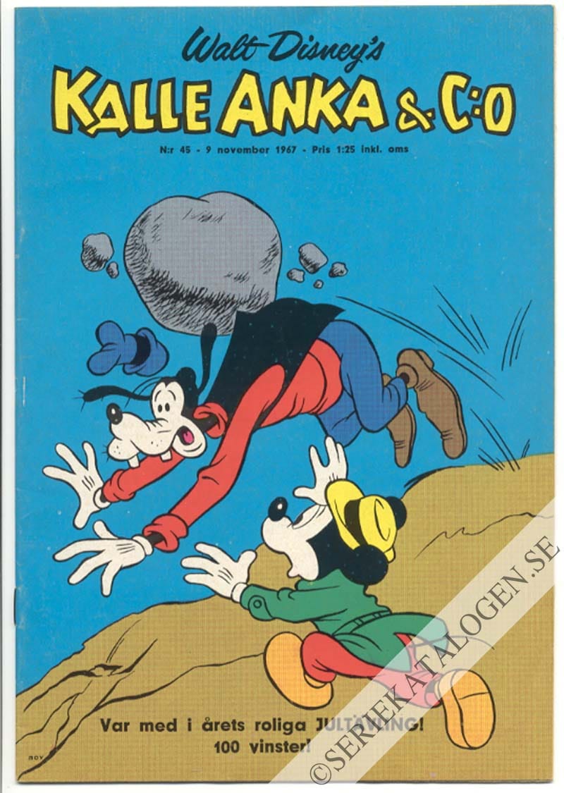 Framsida på Kalle Anka & C:o #45 (1967)