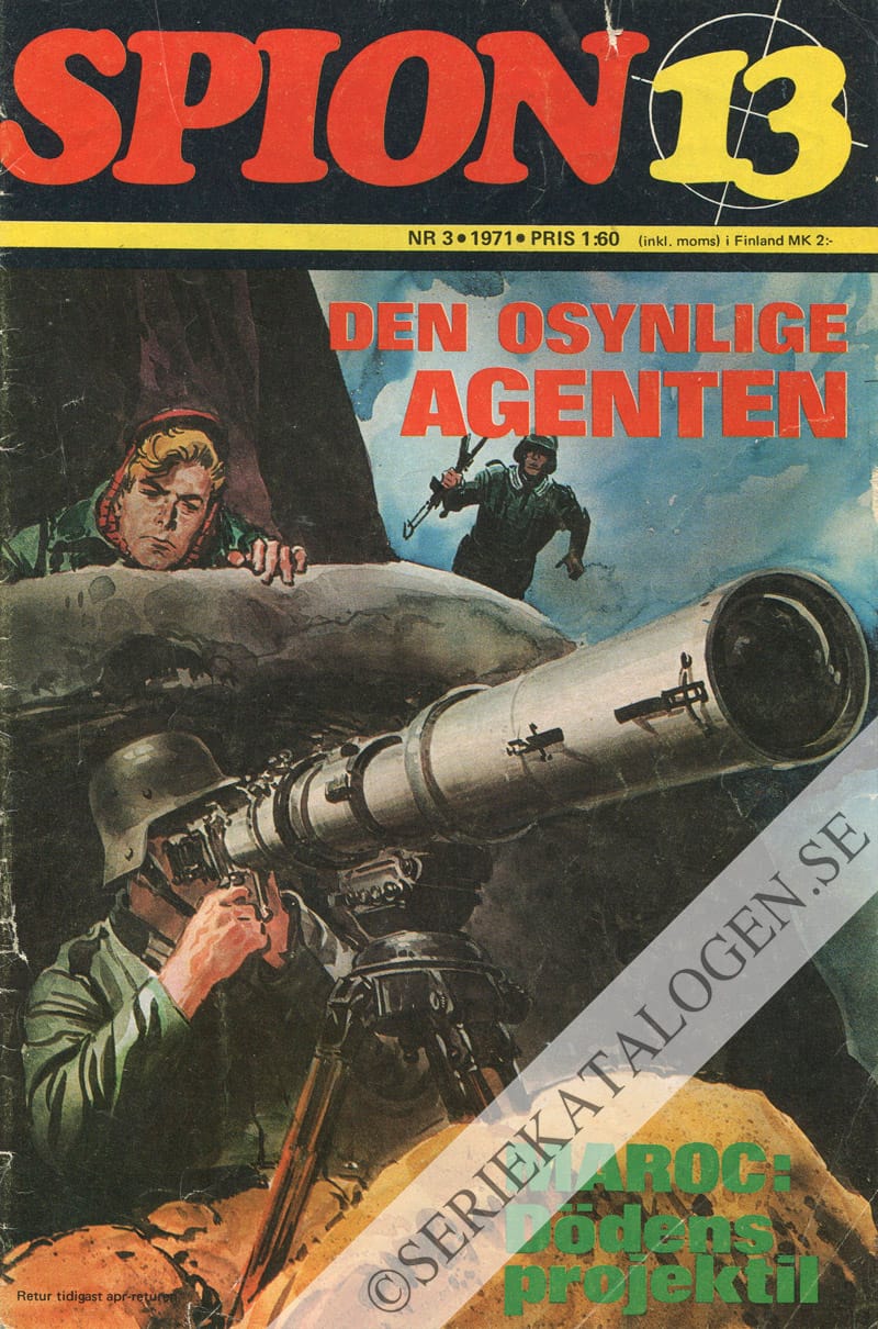Framsida på Spion 13 #3 (1971)