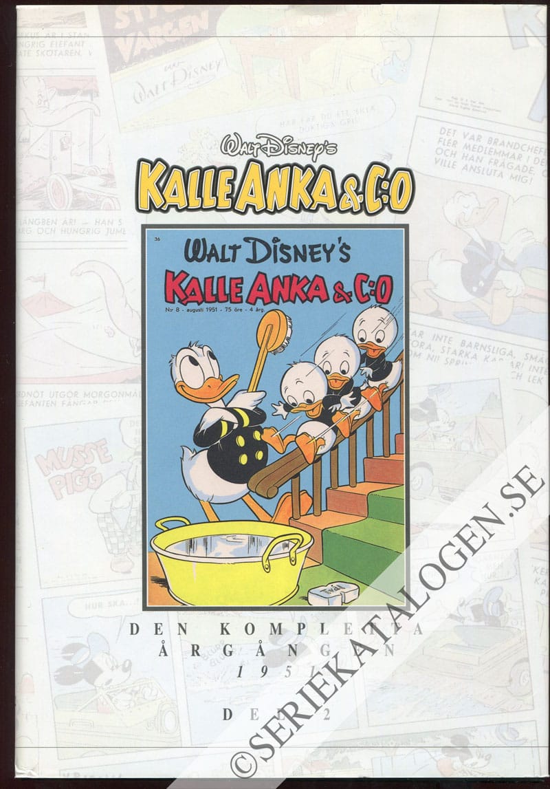 Framsida på Kalle Anka & C:o - den kompletta årgången 1951 del 2 (2001)