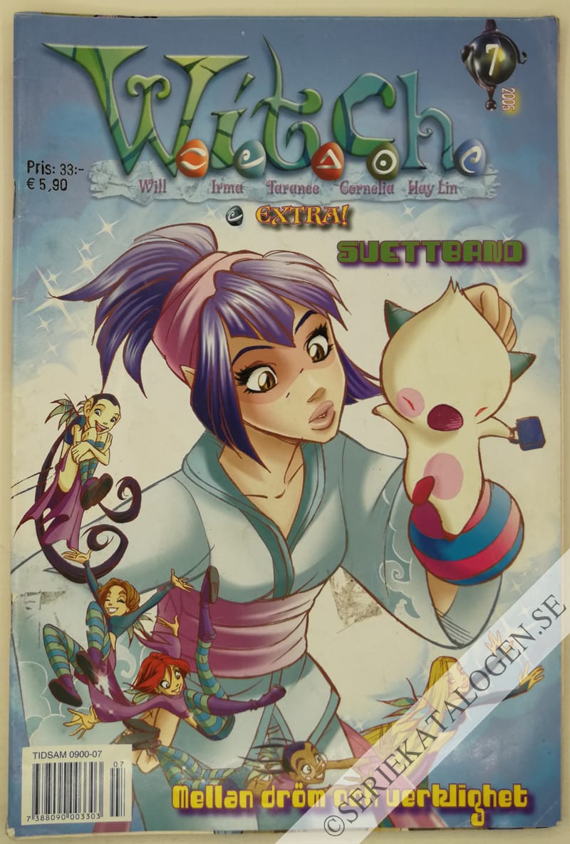 Framsida på W.i.t.c.h. #7 - Mellan dröm och verklighet (2005)