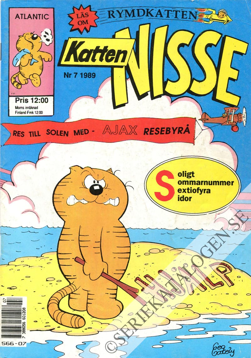 Framsida på Katten Nisse #7 (1989)