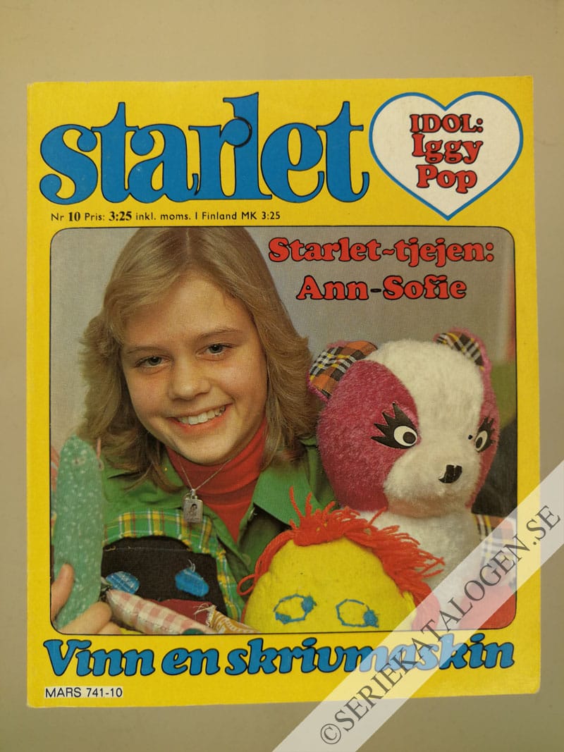 Framsida på Starlet #10 (1978)