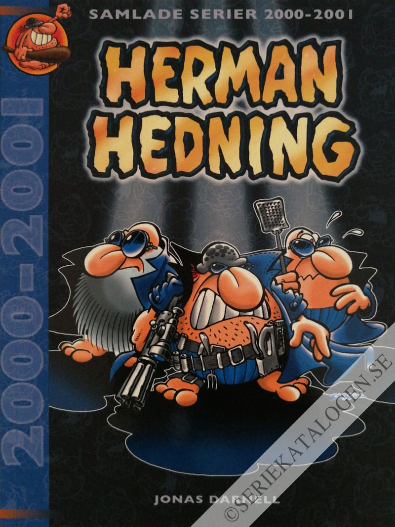 Framsida på Herman Hedning Samlade serier 2000-2001 (2009)
